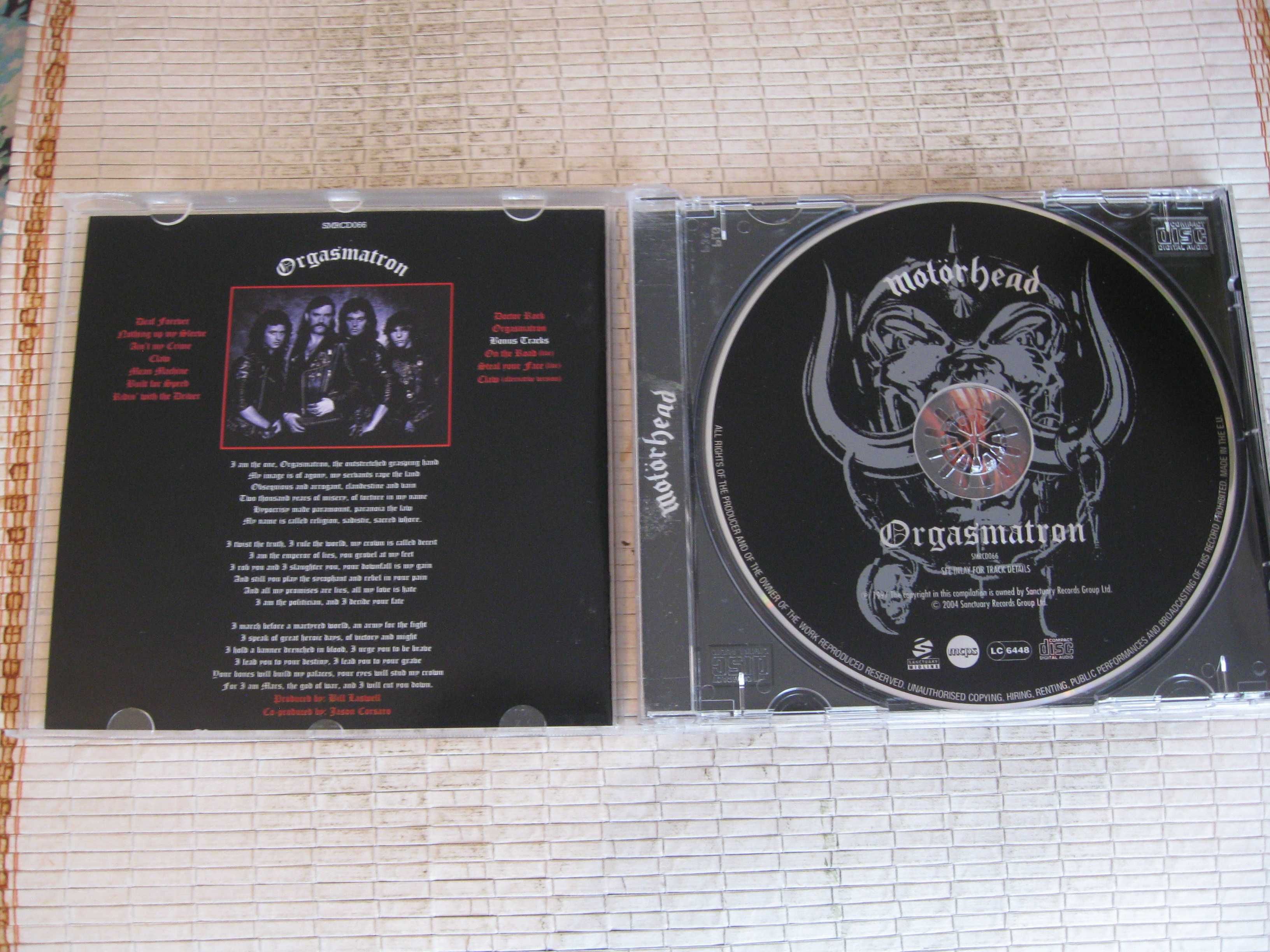 MOTORHEAD / orgasmatron / 1997  ( 4 cd фирма)