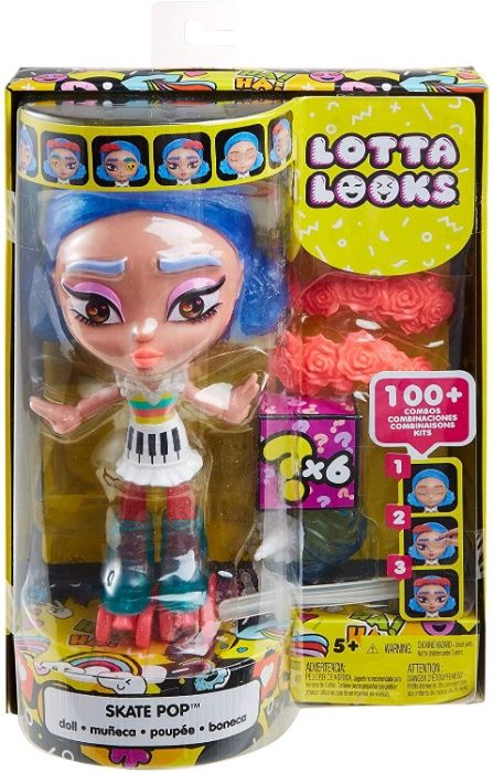 Кукла-конструктор Лотта Lotta Looks Skate Pop Doll 10+ Создай настроен