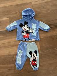 Dres niemowlęcy dla chłopca Mickey Mouse H&M 80 bluza spodnie