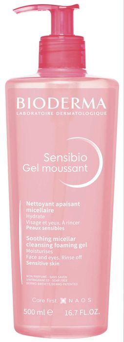 Очищающий гель для умывания Bioderma Sensibio Cleansing 500 мл