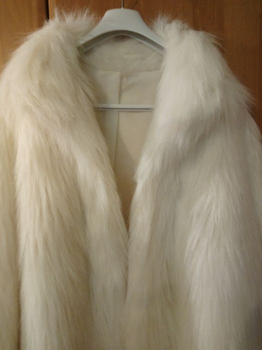 Kurtka Futro białe , rozm L