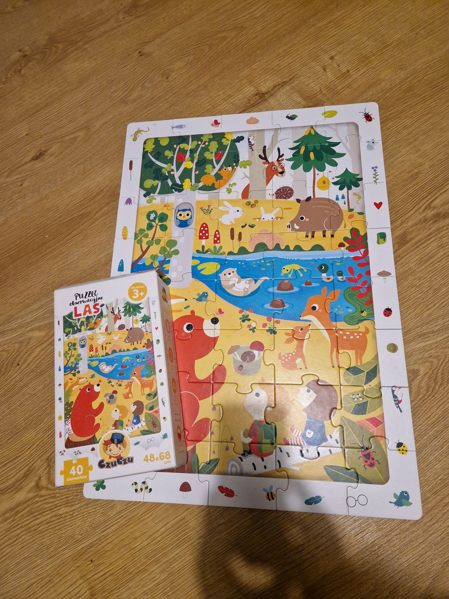 Puzzle pociąg czuczu 20 elementów 3+