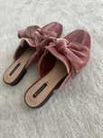 Mules Rosa Velho em veludo - stradivarius (37)