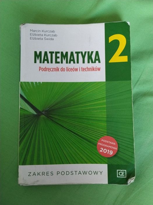 Matematyka 2 oficyna edukacyjna kruczab podręcznik liceum technikum