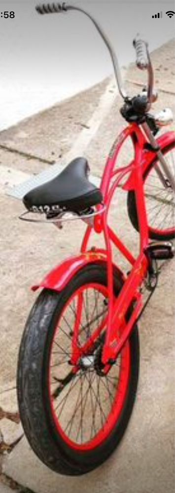 GT. Beach cruiser flame