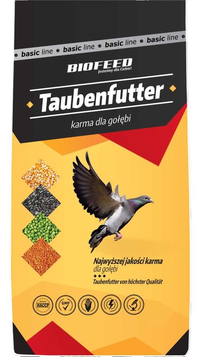 Корм для розведення голубів голубей biofeed taubenfutter 25кг Польща