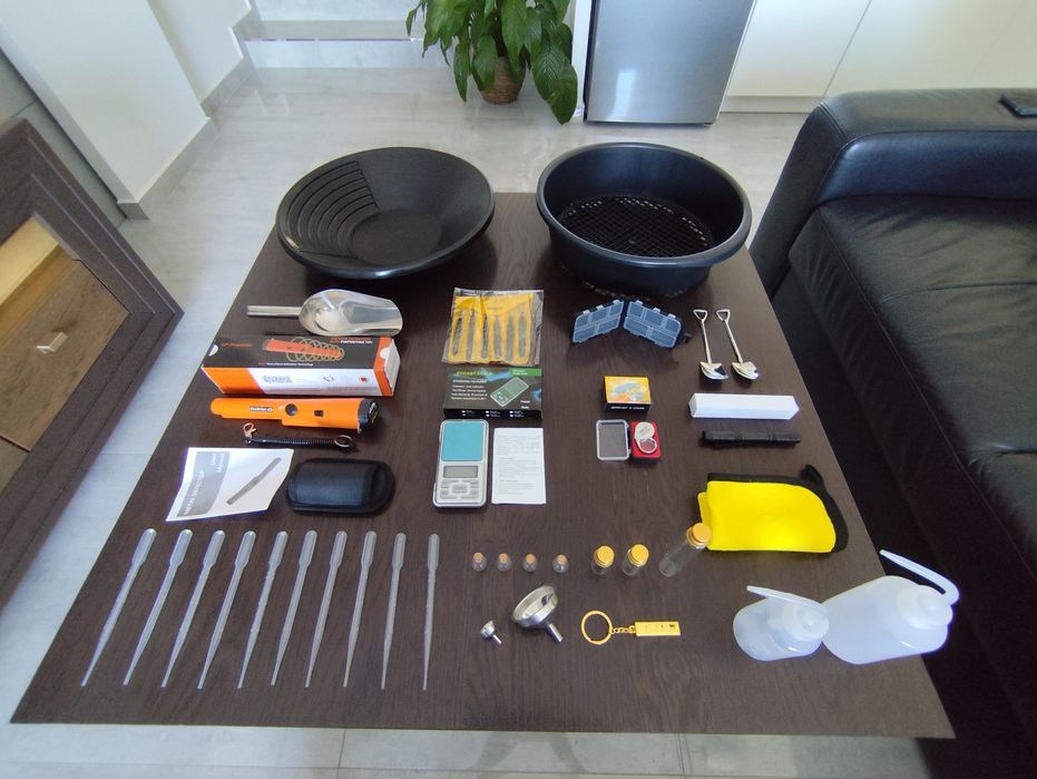 Zestaw do płukania złota – komplet dla początkujących. Zestaw hobbysty