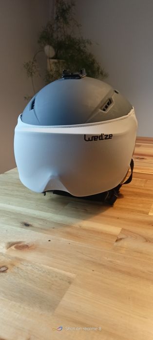 Kask narciarski z przyłbicą WEDZE 2 szyby rozmiar 54-59