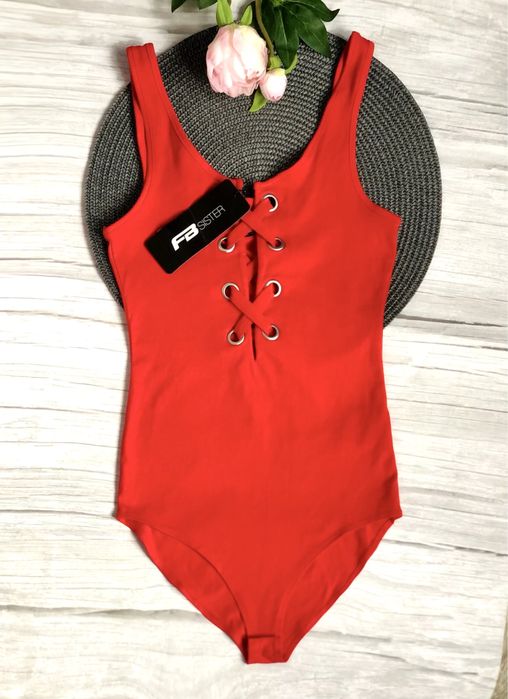 Nowe, czerwone body damskie FB Sister r. S, 36