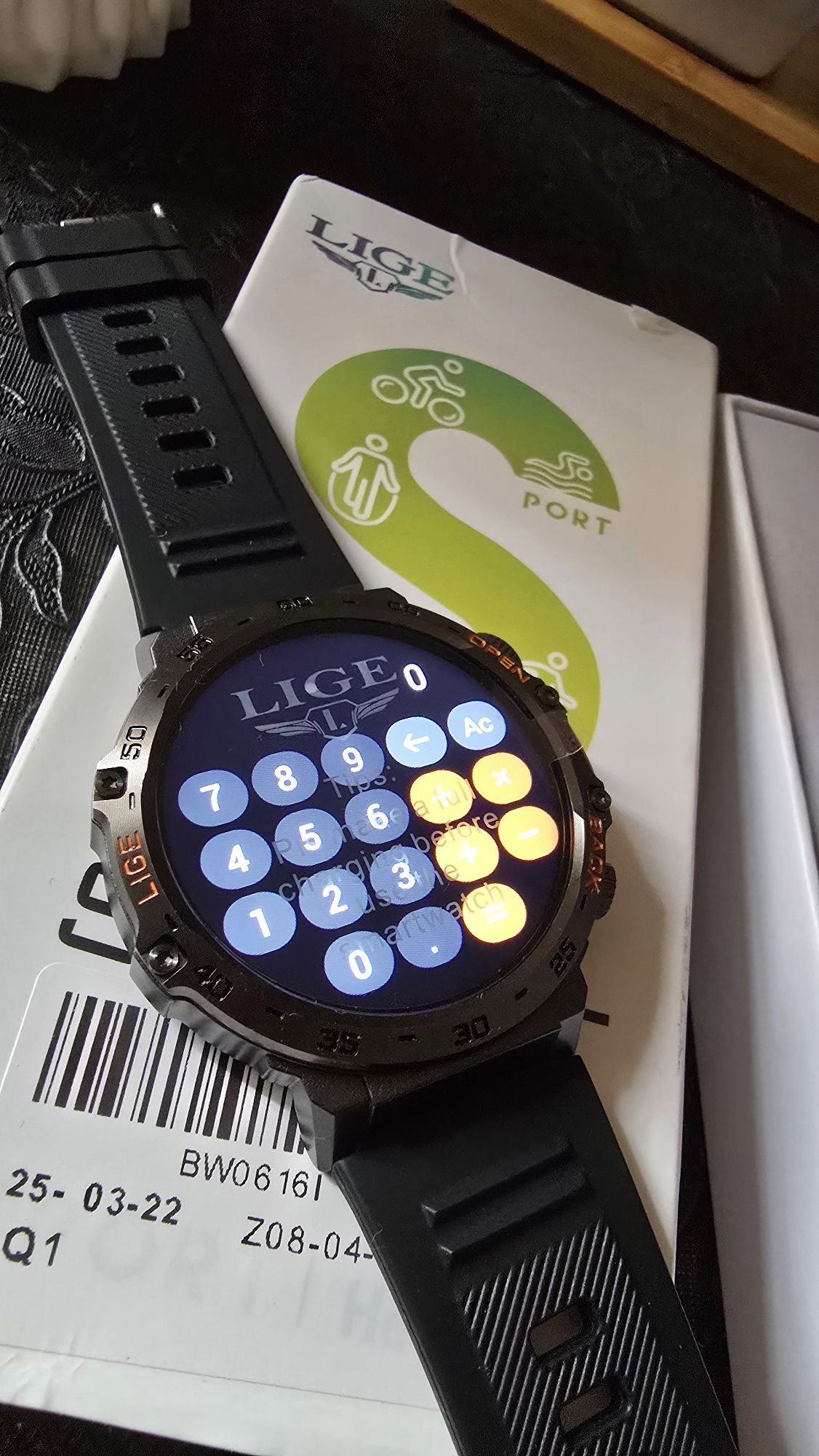 Zegarek Męski Smartwatch Explo Amoled  + Led Latarka