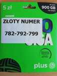 Łatwy numer telefonu, złoty numer, Starter Plusa
