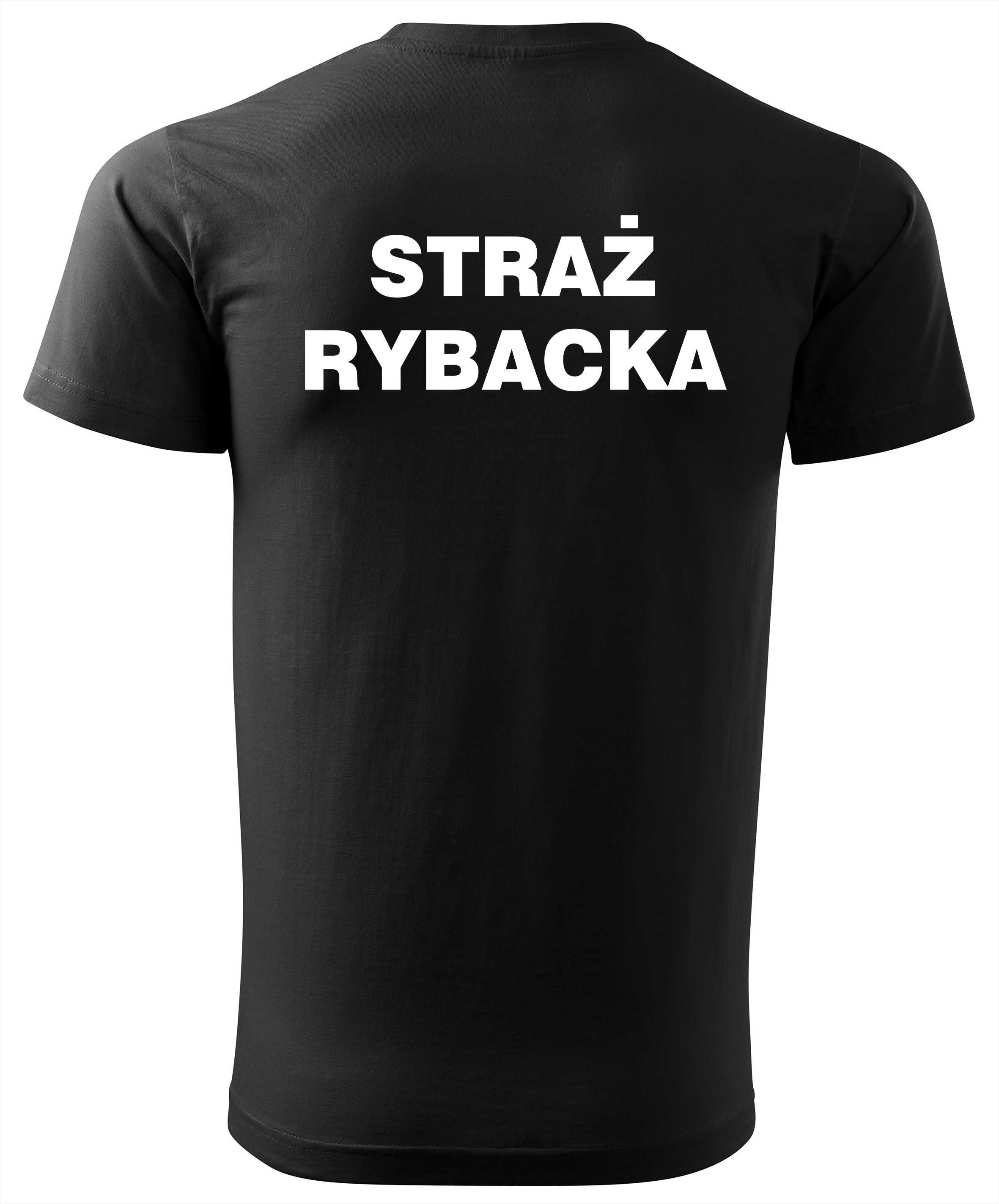 koszulka z nadrukiem Straż Rybacka, Koszulka gruba i mocna 200 g.