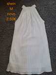 Vestido branco sem mangas S
