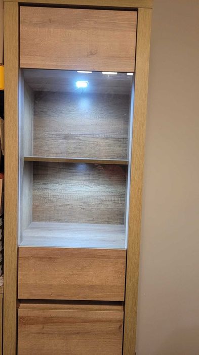 Komoda i witryna dąb riviera