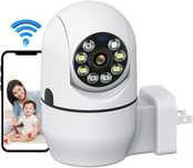 Kamera HD 360 Wifi wtyczka obrotowa wewnętrzna aplikacja 1080p