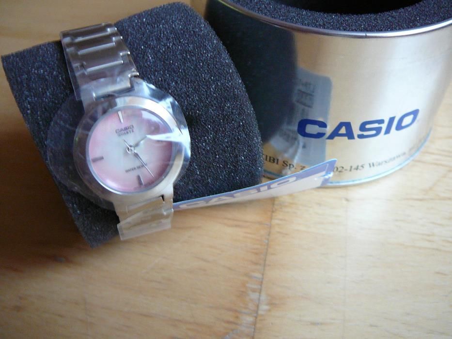 NOWY Zegarek CASIO QUARTZ Water Resist Damski na prezent