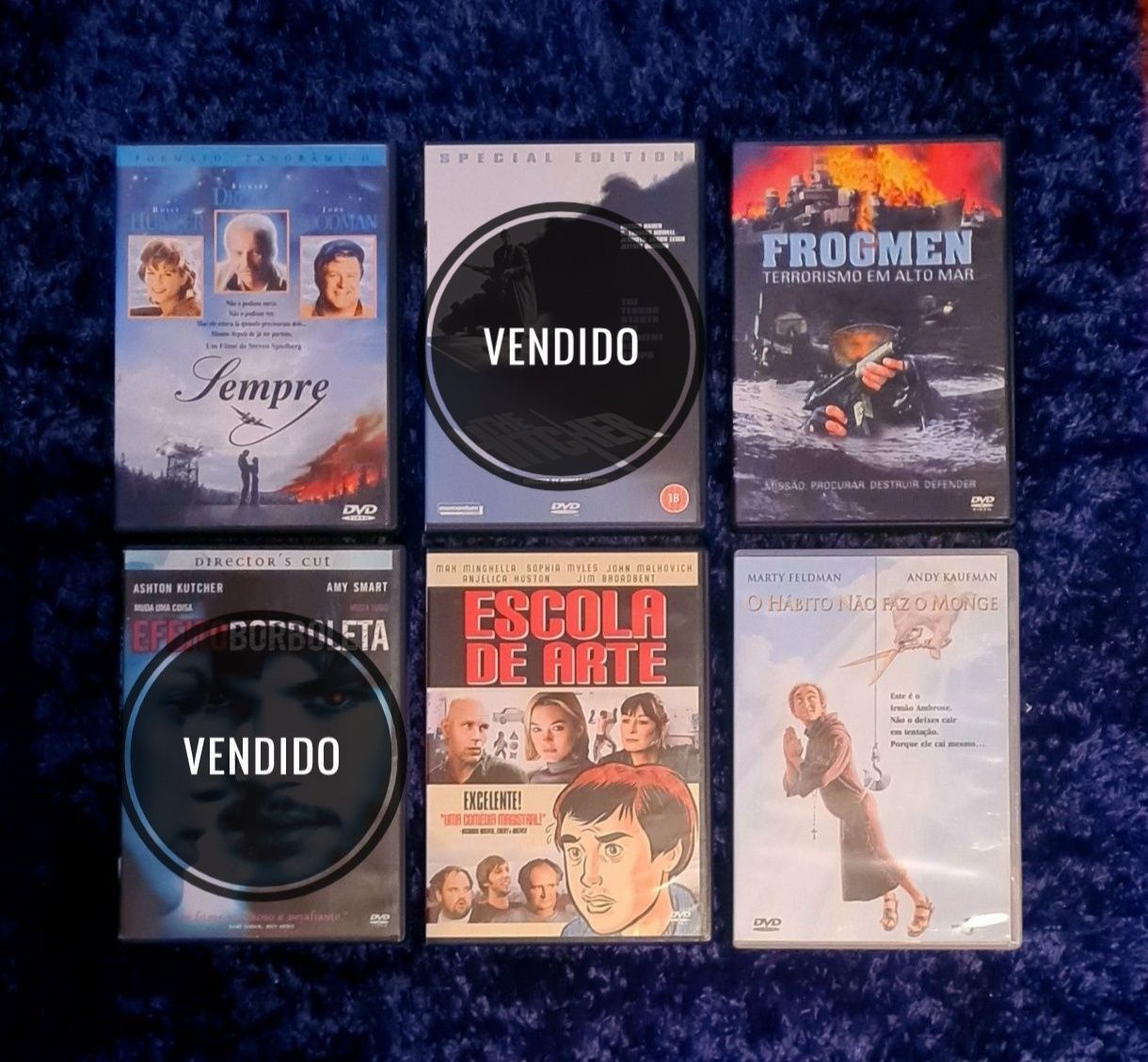 5€ cada filme ( dvd )