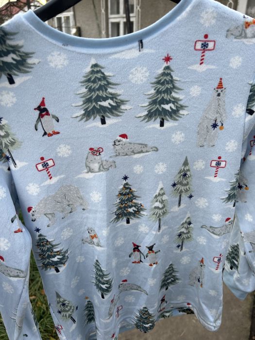 Велюрова новорічна піжама Primark р. 140