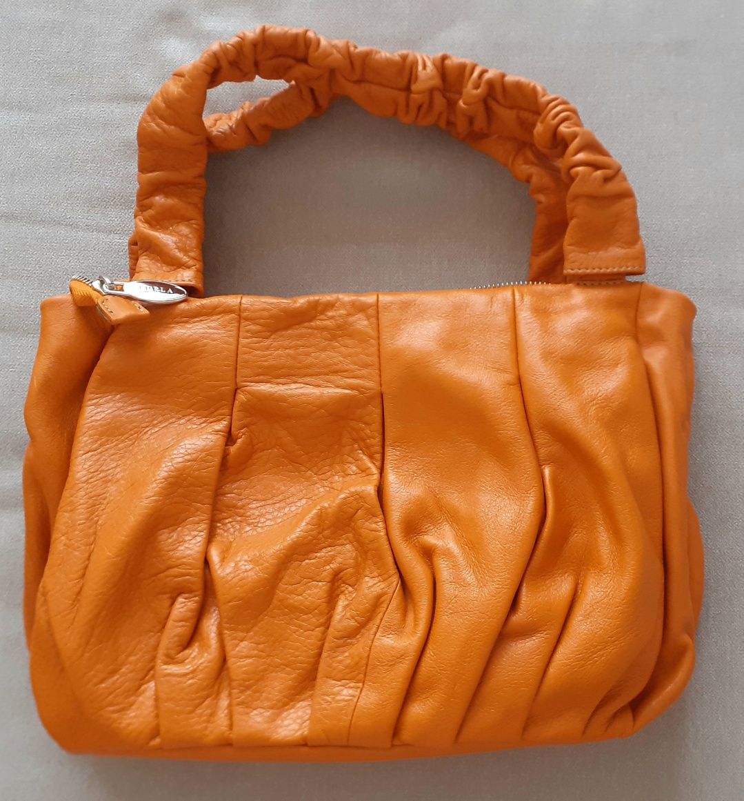 Mala Furla original como nova cor laranja