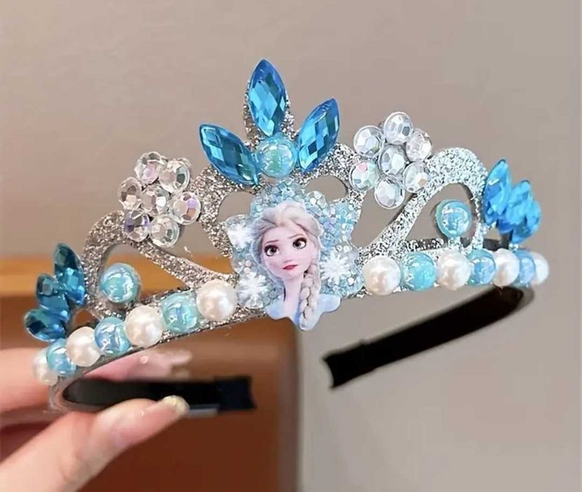 Korona opaska Elsa Kraina Lodu akcesoria przebranie