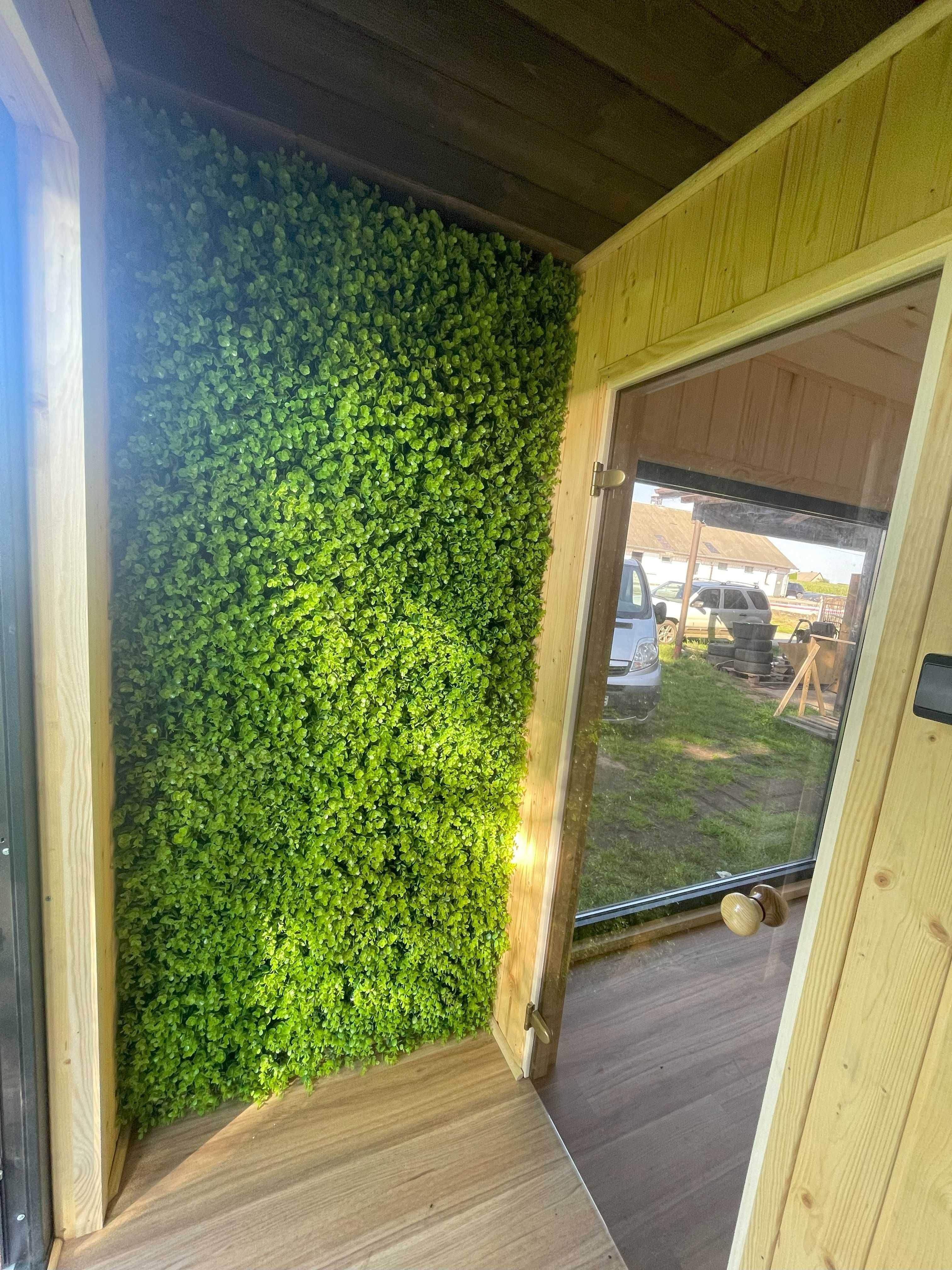 SAUNA ogrodowa Całoroczna 2,4 x 3,5m PREMIUM zewnętrzna WIFI LED