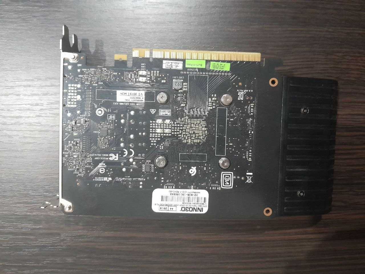 Відеокарта GeForce GTX1650 Inno3D Twin X2 OC 4GB