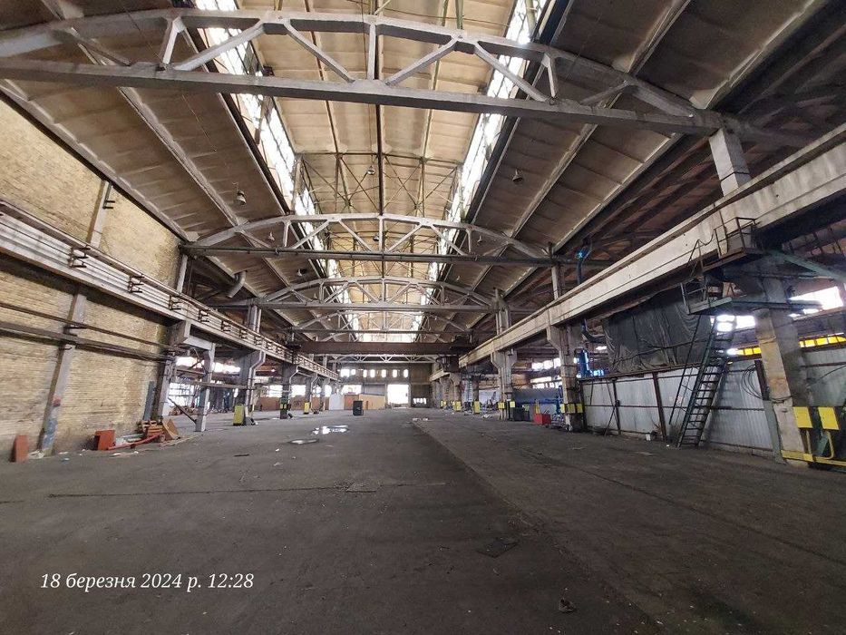 Виробн.-складське 3500м2, крани 10т, заїде фура, Н-10м, велика потужн.