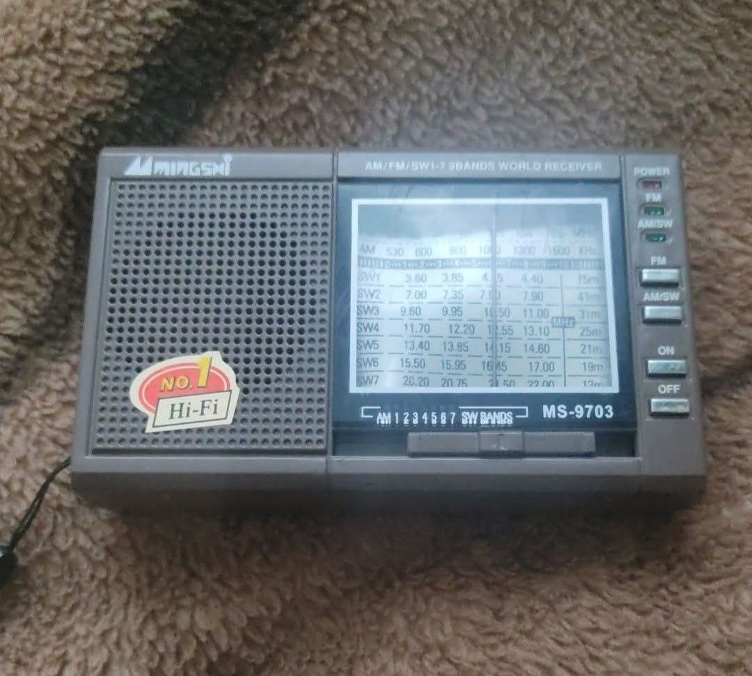 Новий всехвильовий радіоприймач Mingshi MS-9703