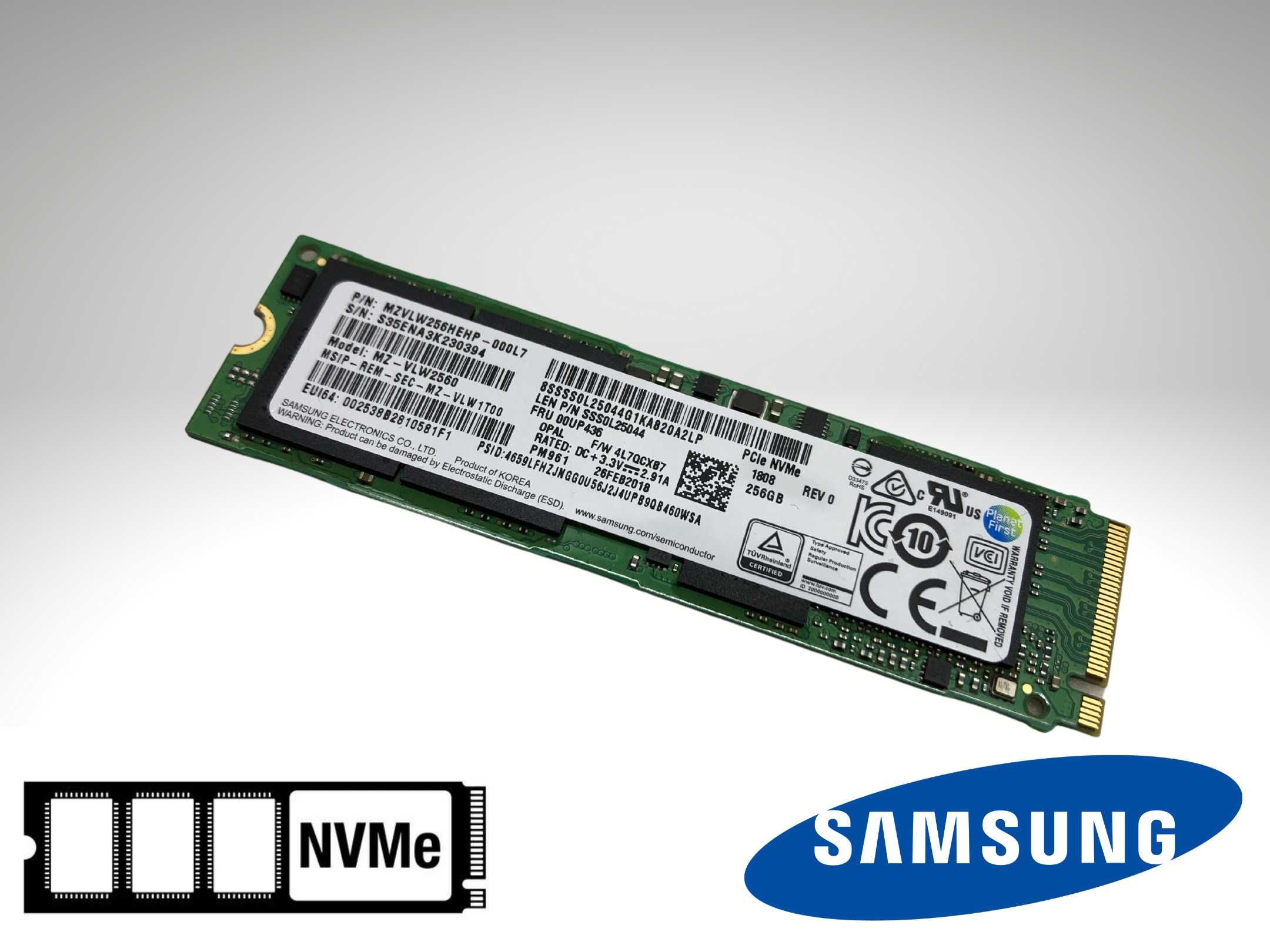 SSD M.2 256 GB NVMe SAMSUNG - Wysyłka 24h