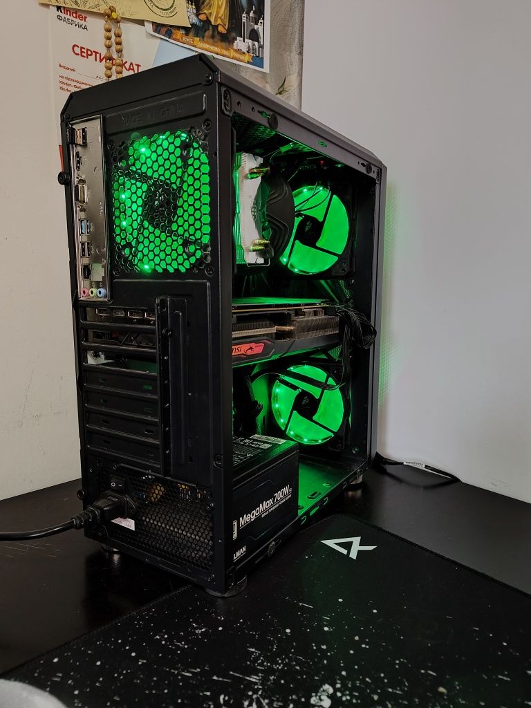 Ігровий Комп'ютер,ryzen 5 5500,16gb ddr 4 3200,rx 5700,ssd 500gb
