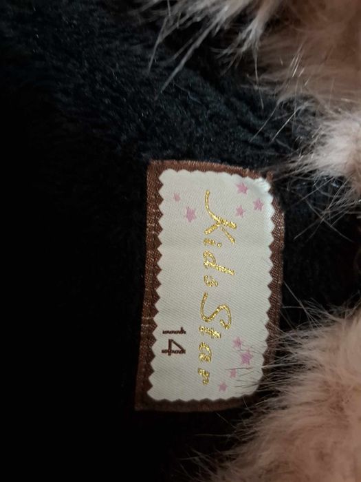 Skórzana kurtka z polarkiem xxs