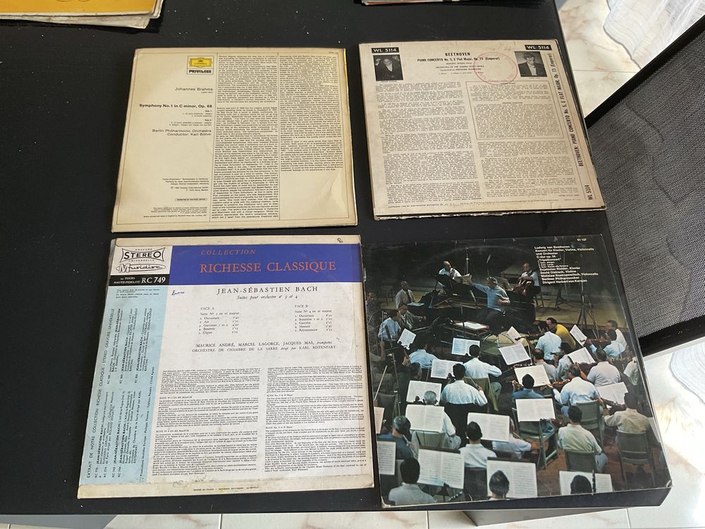 Discos de vinil , antigos , para gira discos