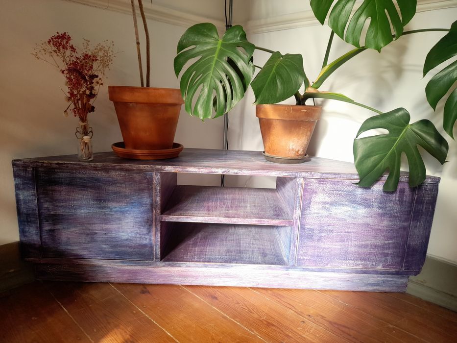 Móvel madeira de canto