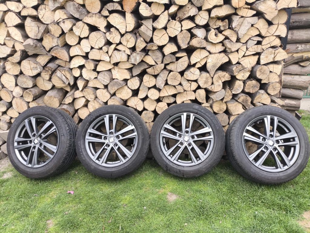 Felgi 16 cali z oponami Dębica 205/55r16 Seat Leon Toledo Exea Altea