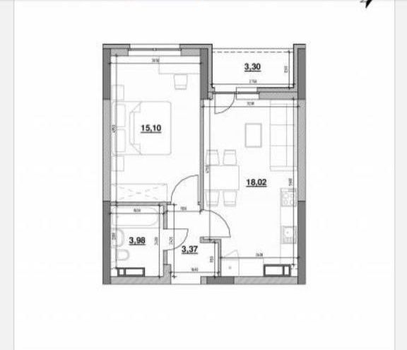 Продаж 1к.кв 45м.кв в ЖК Ok'Land (Окленд) Повітрофлотській пр-т 56!