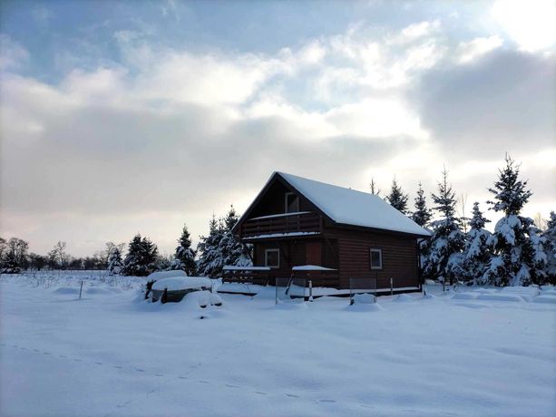 Działka budowlana 61ar z domkiem całorocznym 60m2, ogrodzona i bonusy