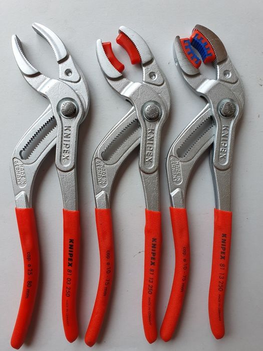 Клещи трубные захватные для сифонов Кnipex 81 01 250.kNIPEX 81 11 250