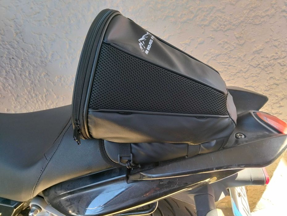 Bolsa para mota e "luvas" motard e de punho novas