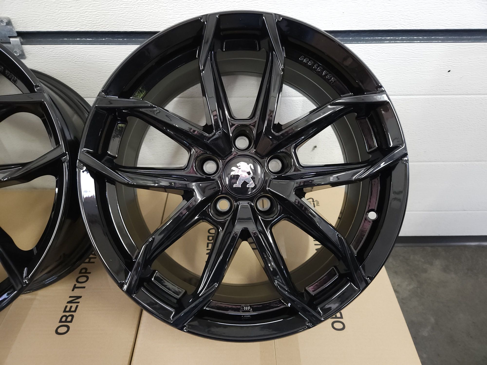 Peugeot 18 " Czarne 5x108 Felgi 308 GT 508 RXH 3008 Nowe 5008