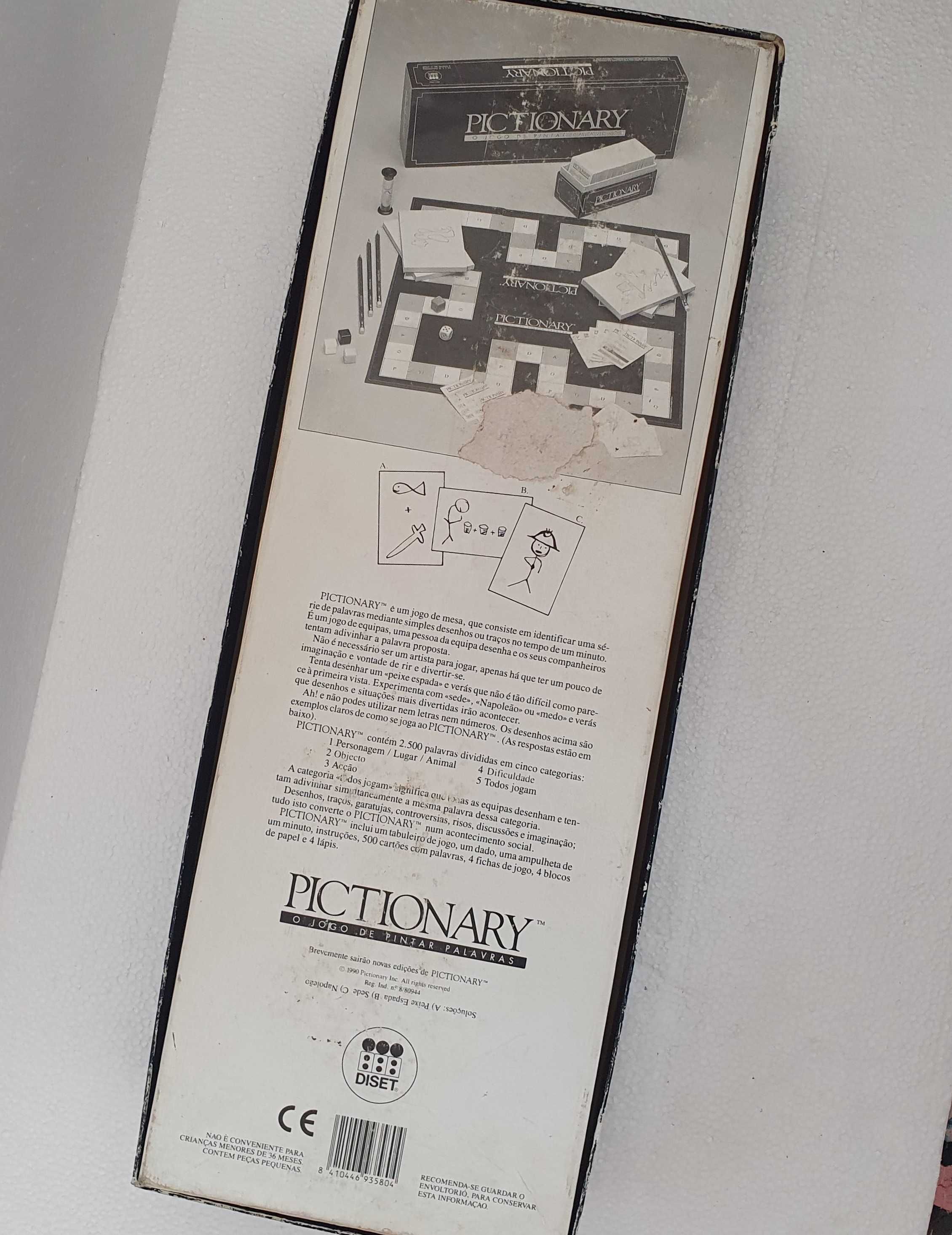 Pictionary - O jogo de Pintar Palavras - Anos 80