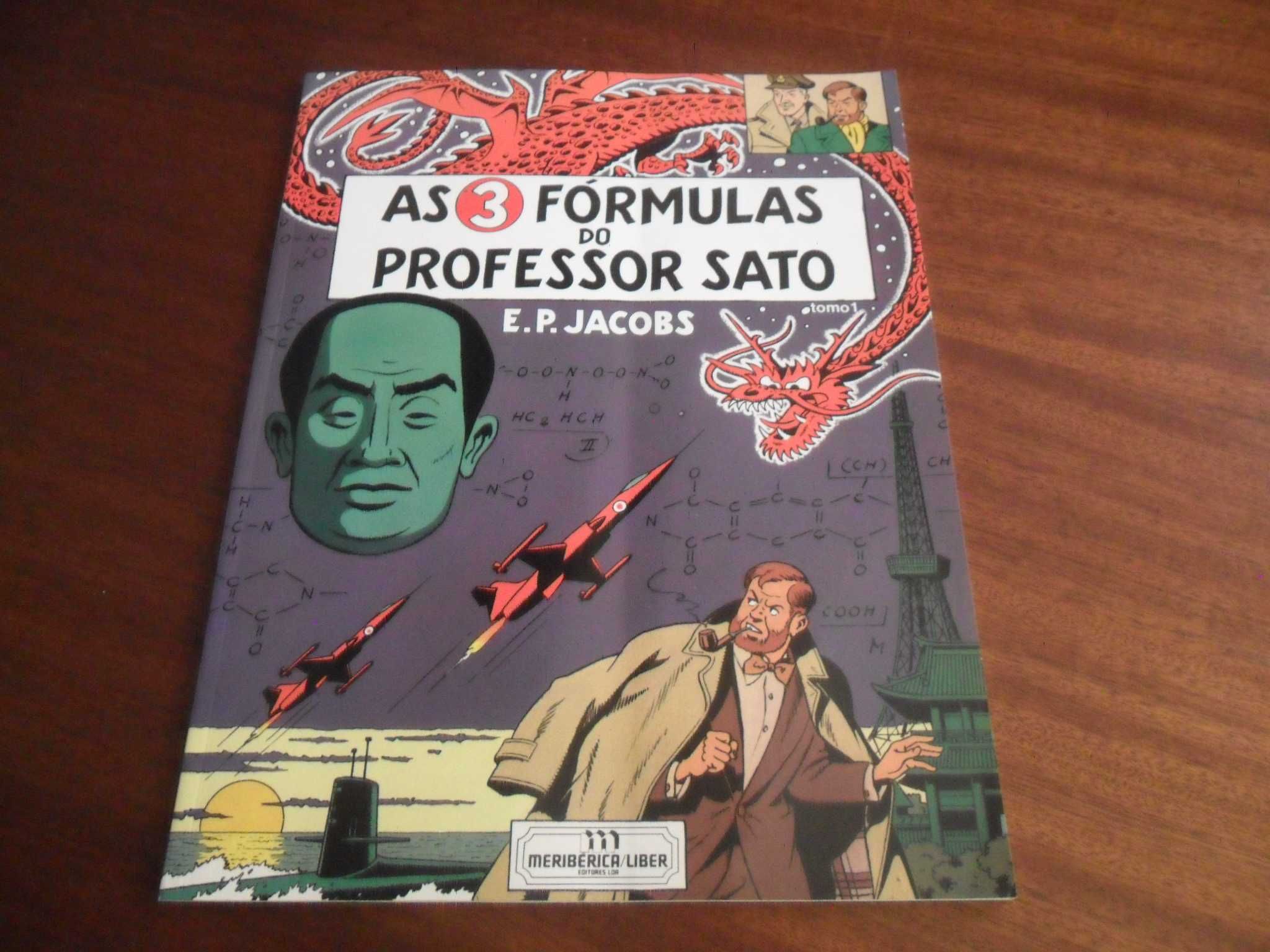 "As 3 Fórmulas do Professor Sato" - 2 Volumes de Edgar P. Jacobs