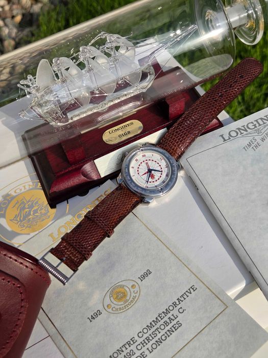 Longines Christobal Columb Compass Ref 5253 Full Set - jak NOWY!