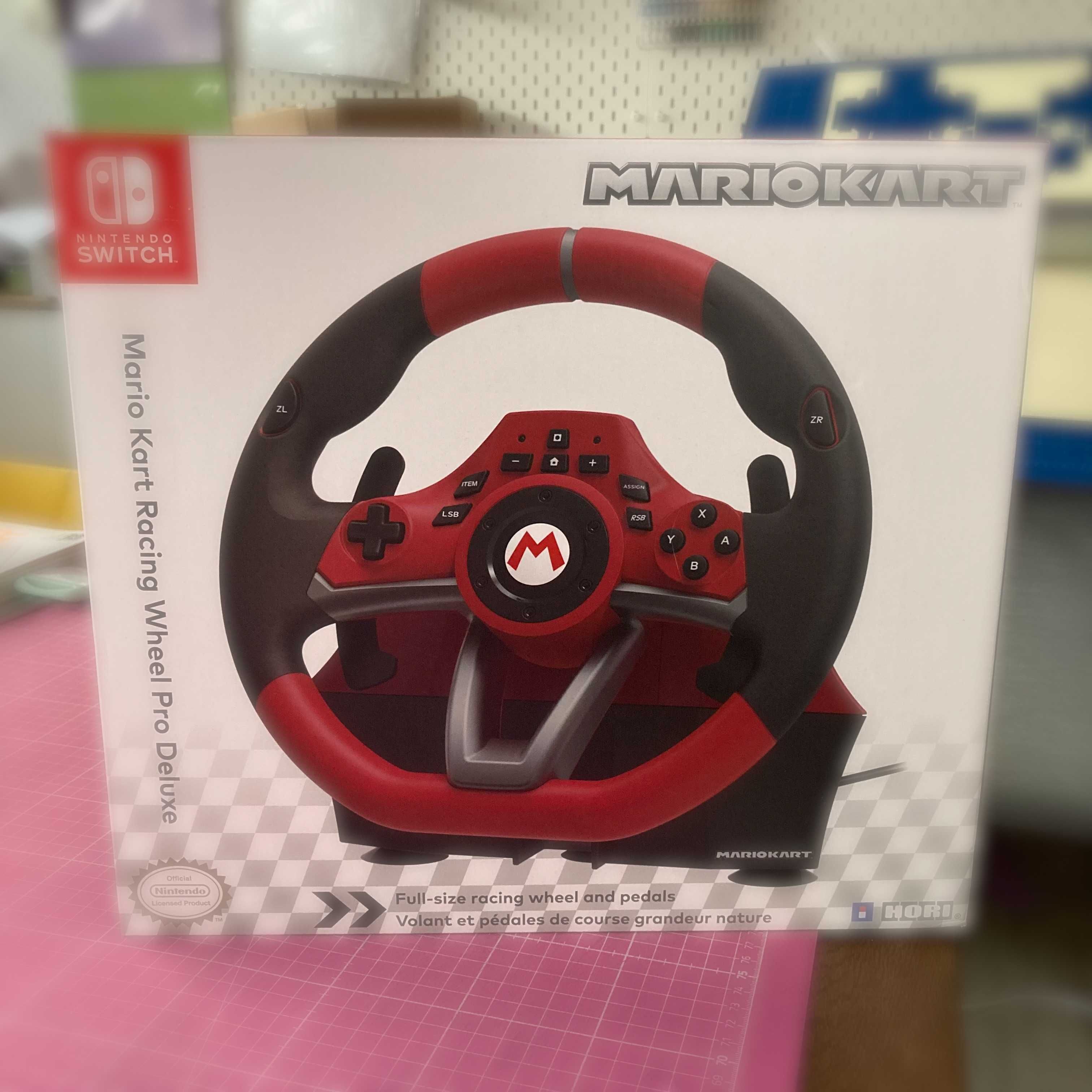 Volante Mario Kart Pro Deluxe Nintendo Switch HORI