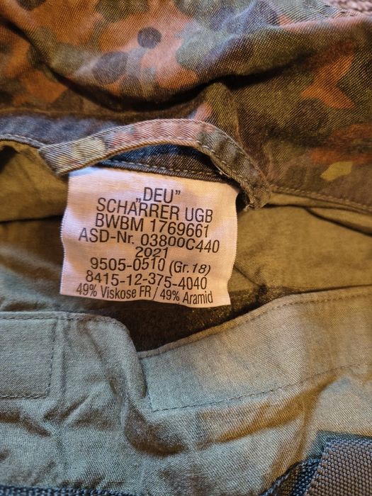 Комбінезон бронетехнічний армії бундесвер, Flektarn