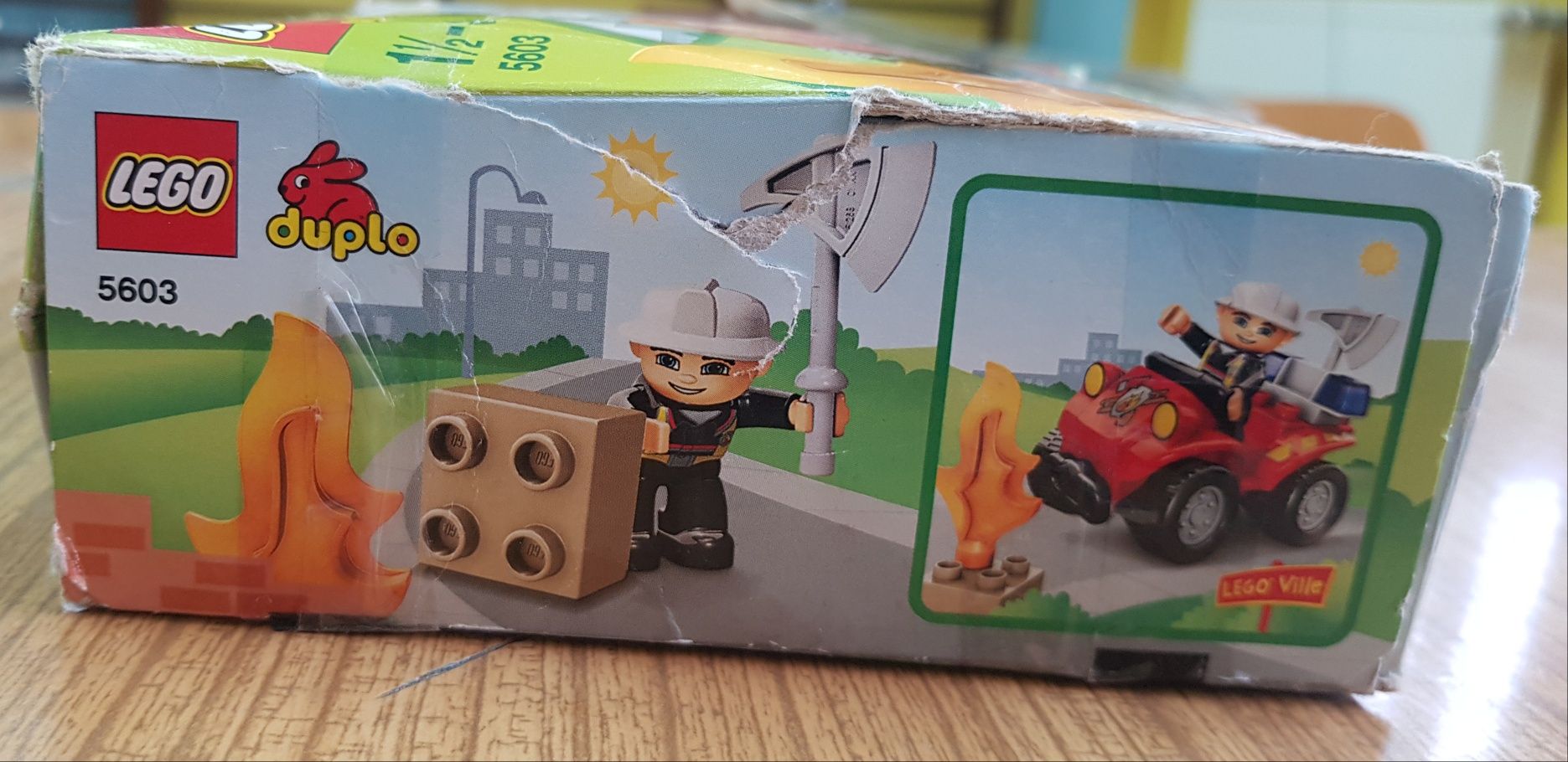 5603 duplo lego strażak zwiadowca