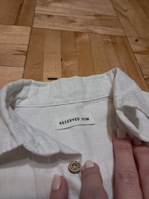 Koszula chłopięca, Reserved r.92, skład len-bawełna