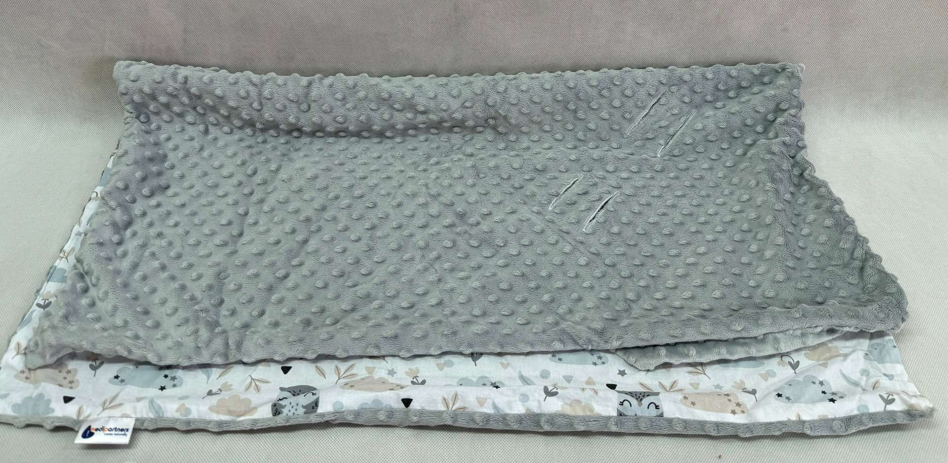 Kocyk Otulacz Dwustronny Do Wózka Fotelika 100% Bawełna 85X85Cm