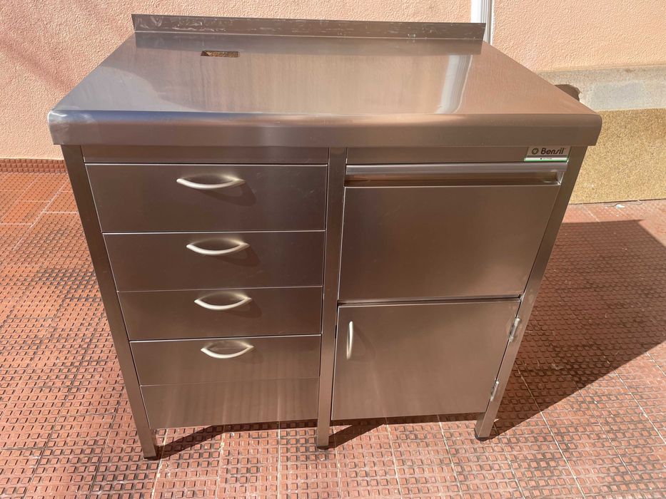 Bancada Inox para Máquina Café