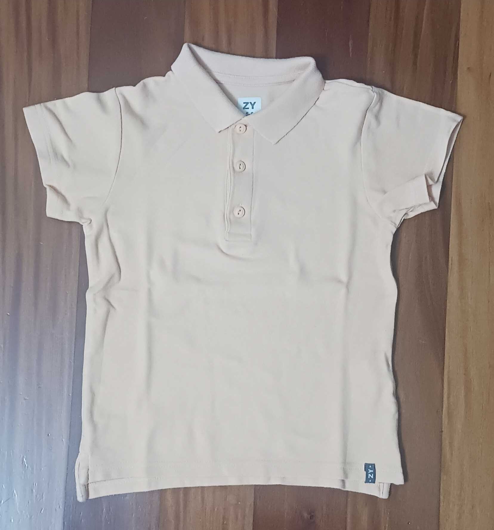 Conjunto de 6 polos para criança - 5/6 anos