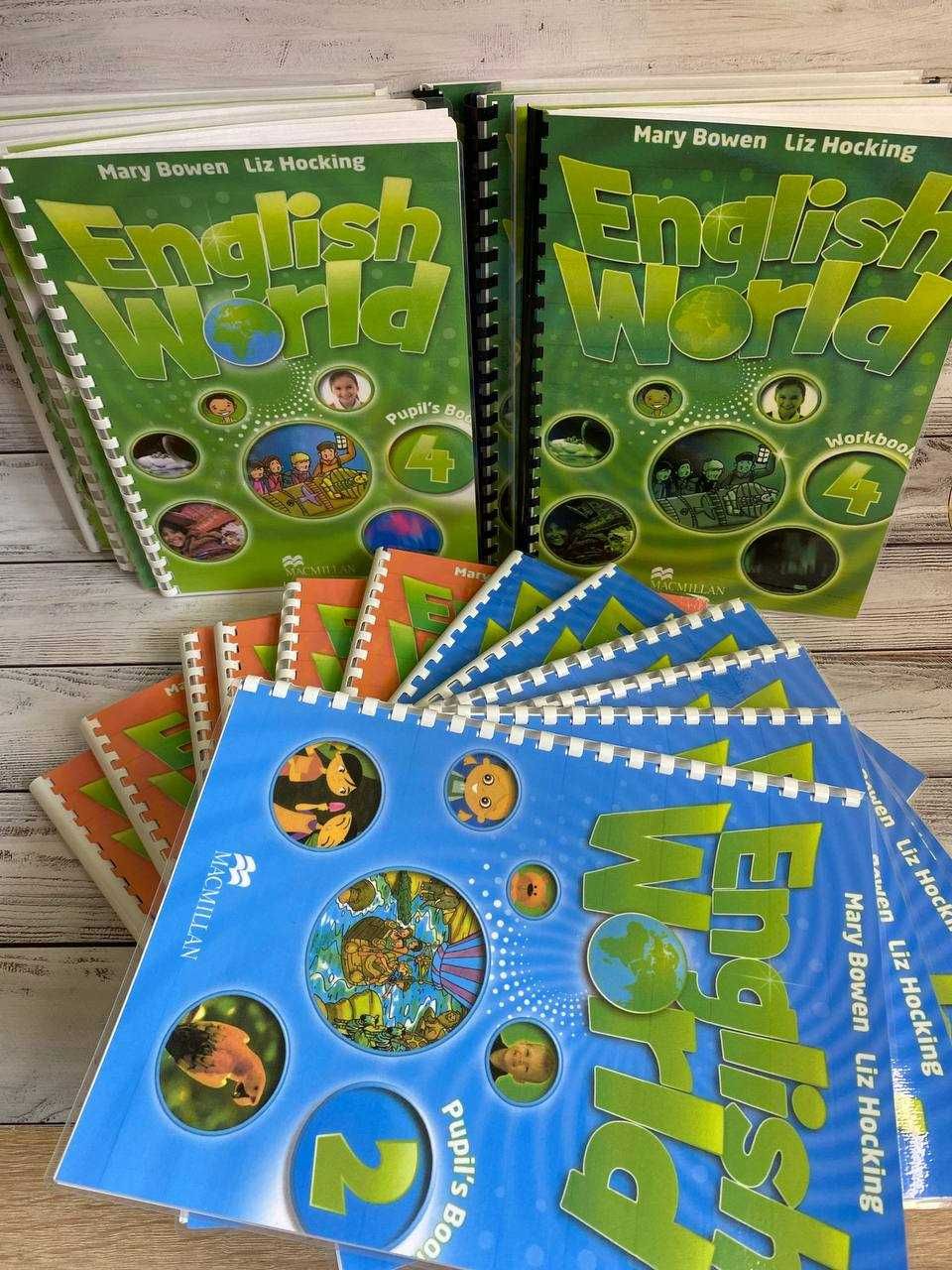English World: 1,2,3,4,5,6,7) КНИГА + ЗОШИТ+АУДІО